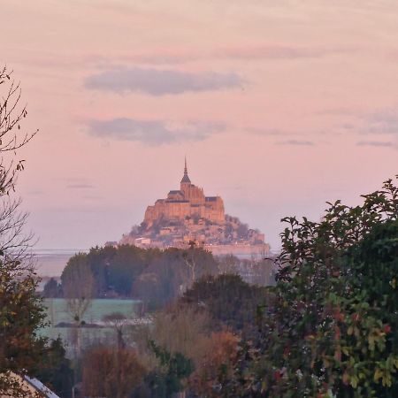 L'Aurore De La Baie, Vue Sur Le Mont-Saint-Michel Huisnes-sur-Mer 외부 사진