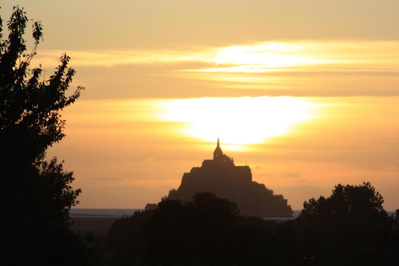 L'Aurore De La Baie, Vue Sur Le Mont-Saint-Michel Huisnes-sur-Mer 외부 사진
