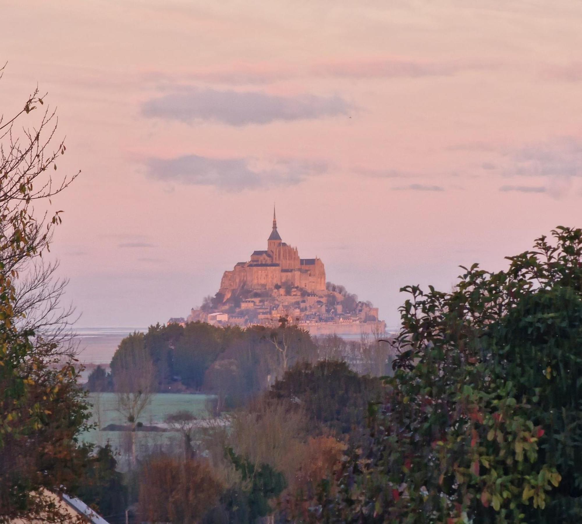 L'Aurore De La Baie, Vue Sur Le Mont-Saint-Michel Huisnes-sur-Mer 외부 사진